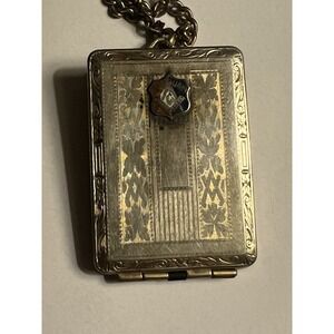 Antique Jr Order United American Mechanics 10k Gold Filled Member Card Locket